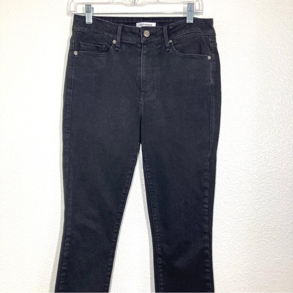 Good American Good Legs Black Skinny Jeans 28 - Picture 4 of 16